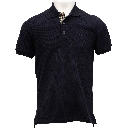 Coal Blue Cotton Polo Shirt