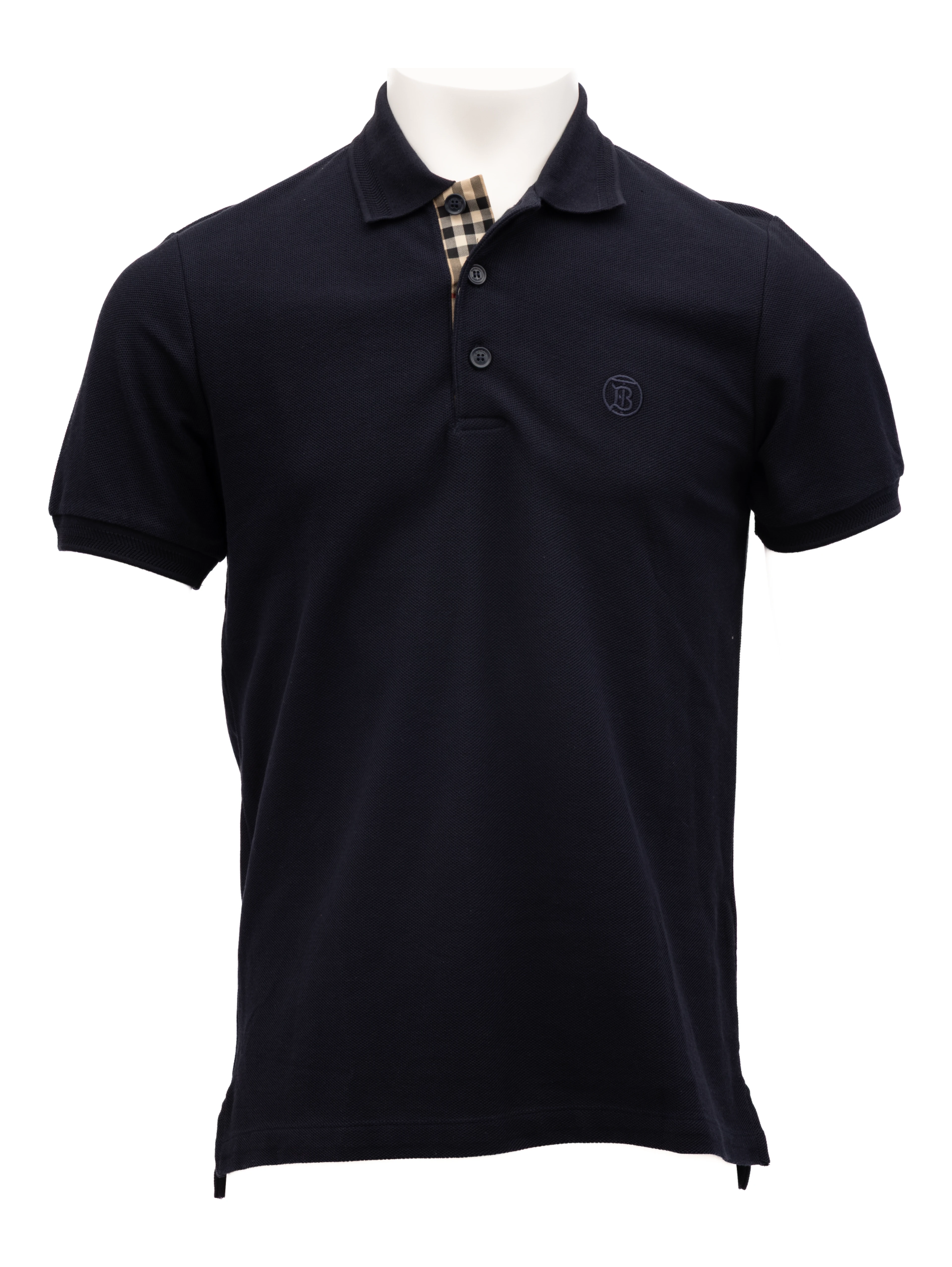 Coal Blue Cotton Polo Shirt