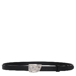 Black Leather Regular Belt