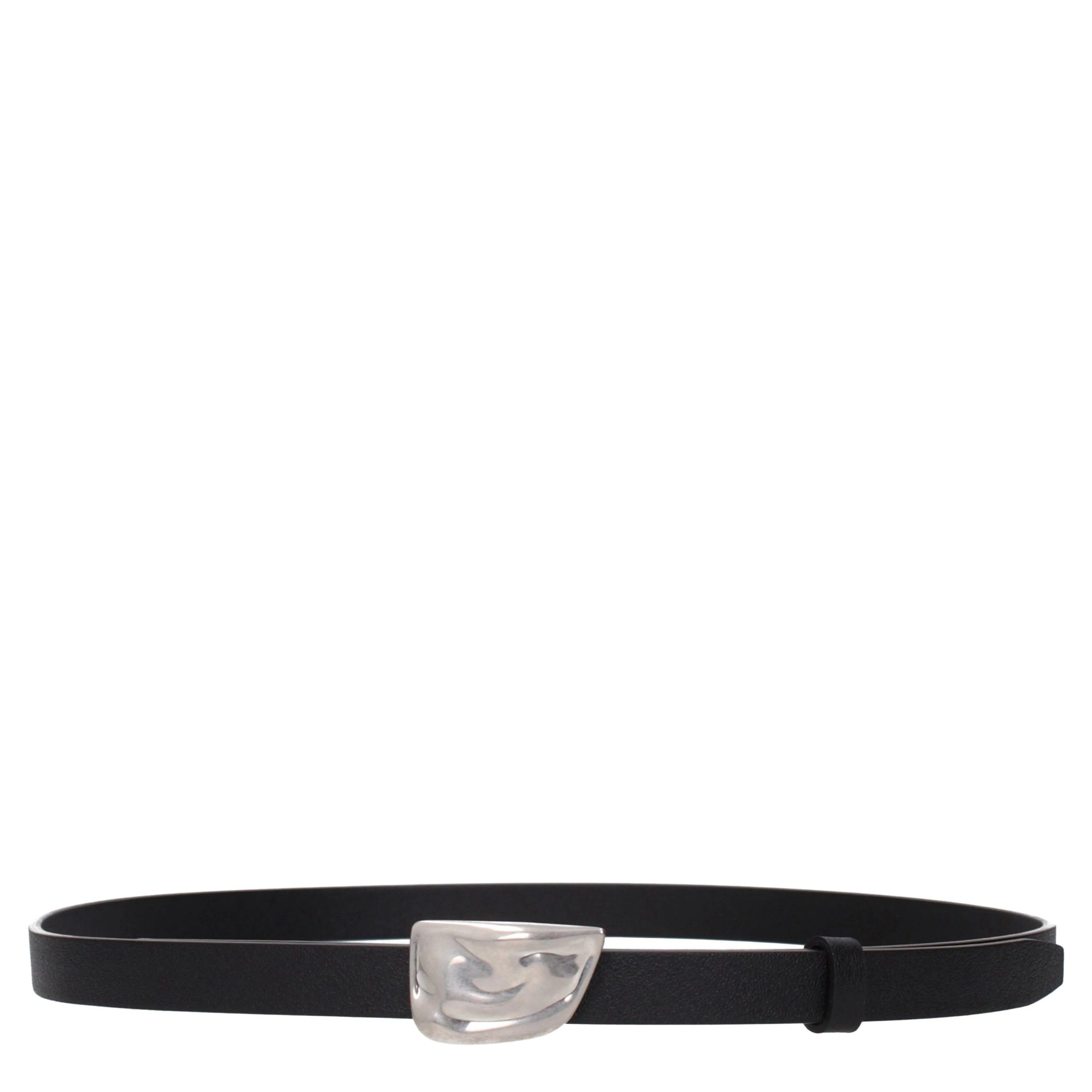 Black Leather Regular Belt