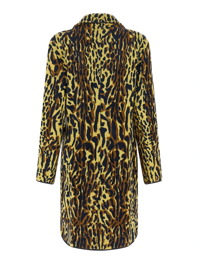 Multicolor Virgin Wool Coat