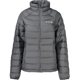 Black Polyester Full-Length Jacket