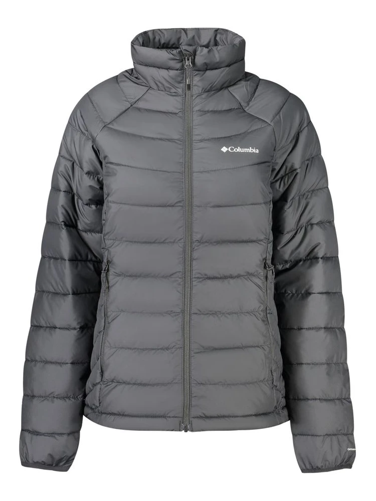 Black Polyester Full-Length Jacket
