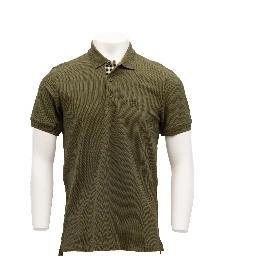 Olive Cotton Polo Shirt
