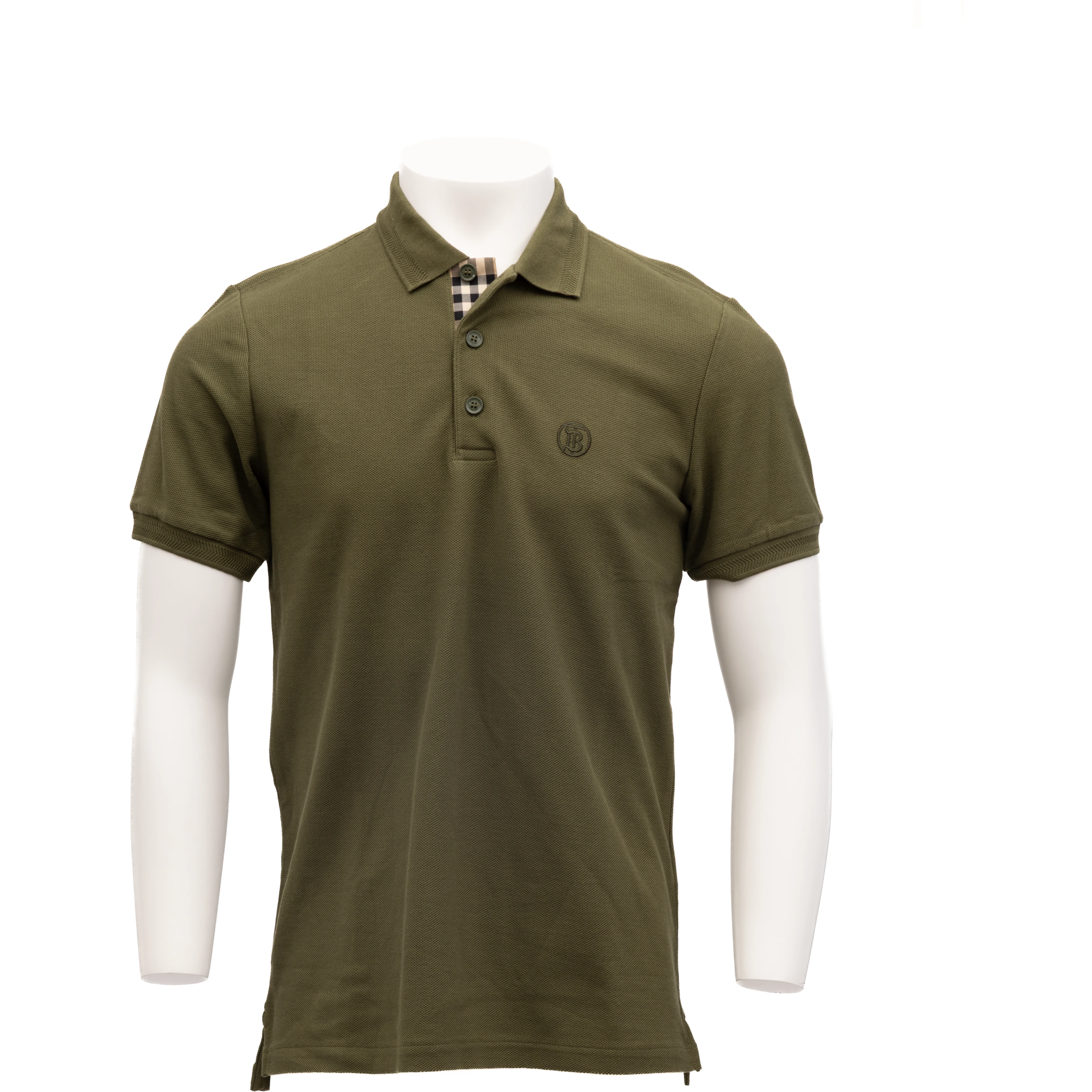 Olive Cotton Polo Shirt