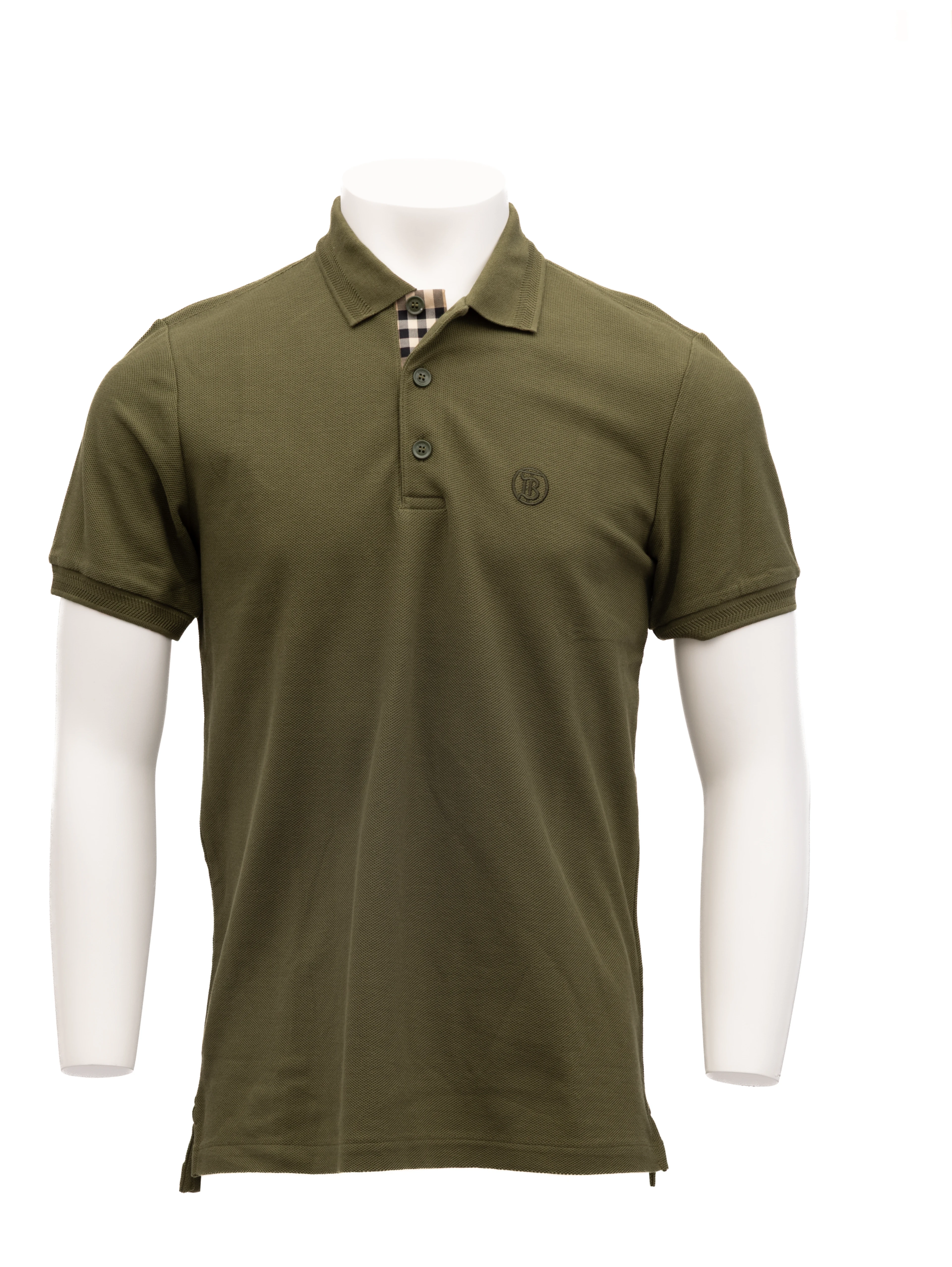 Olive Cotton Polo Shirt