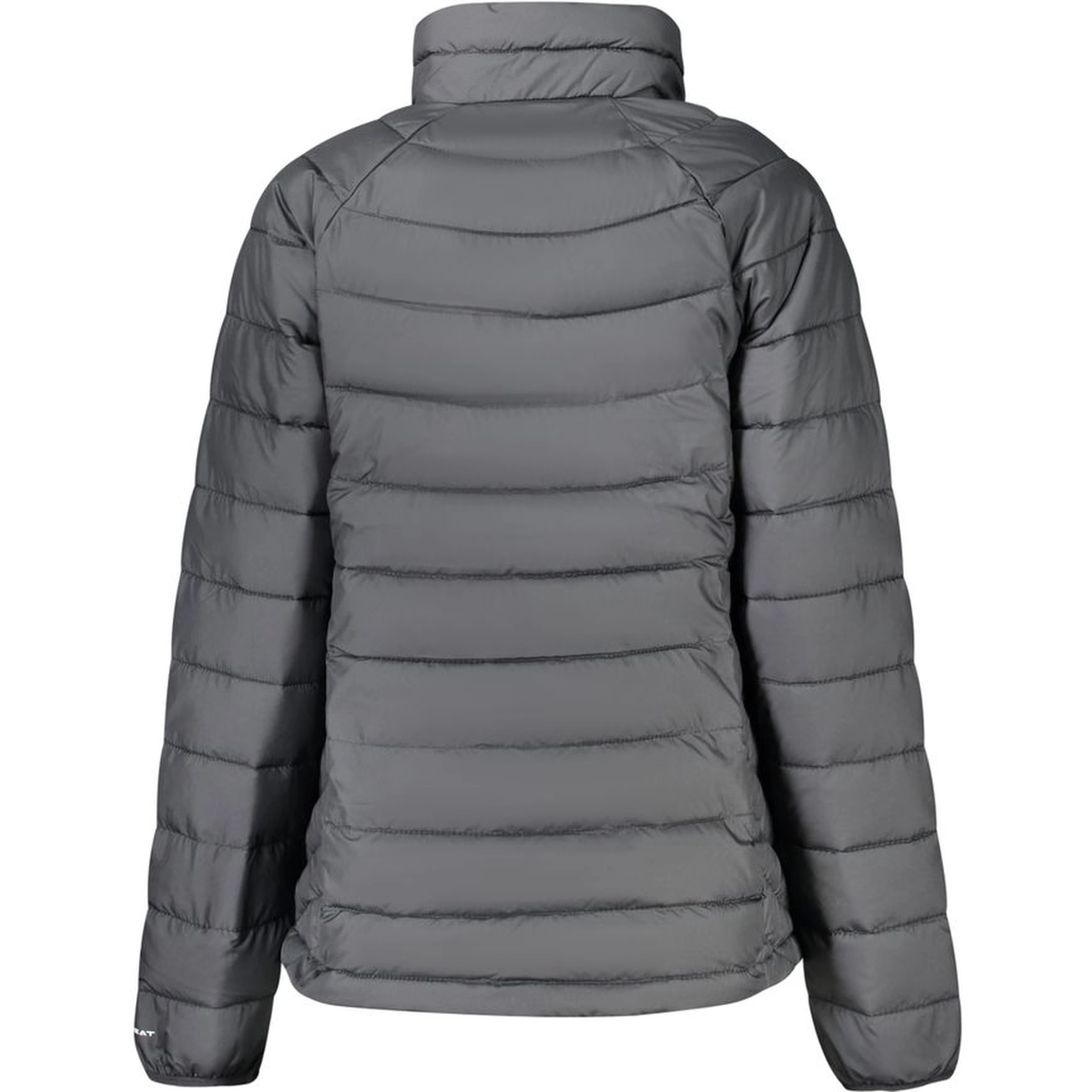 Black Polyester Full-Length Jacket
