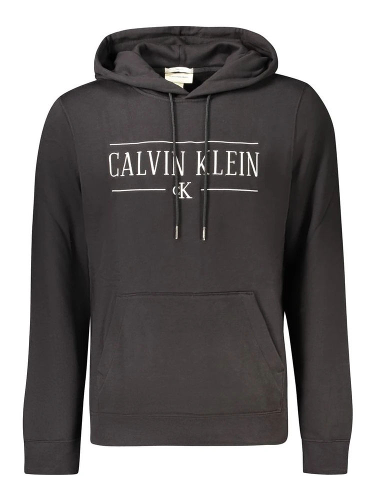 Black Cotton Sweatshirt