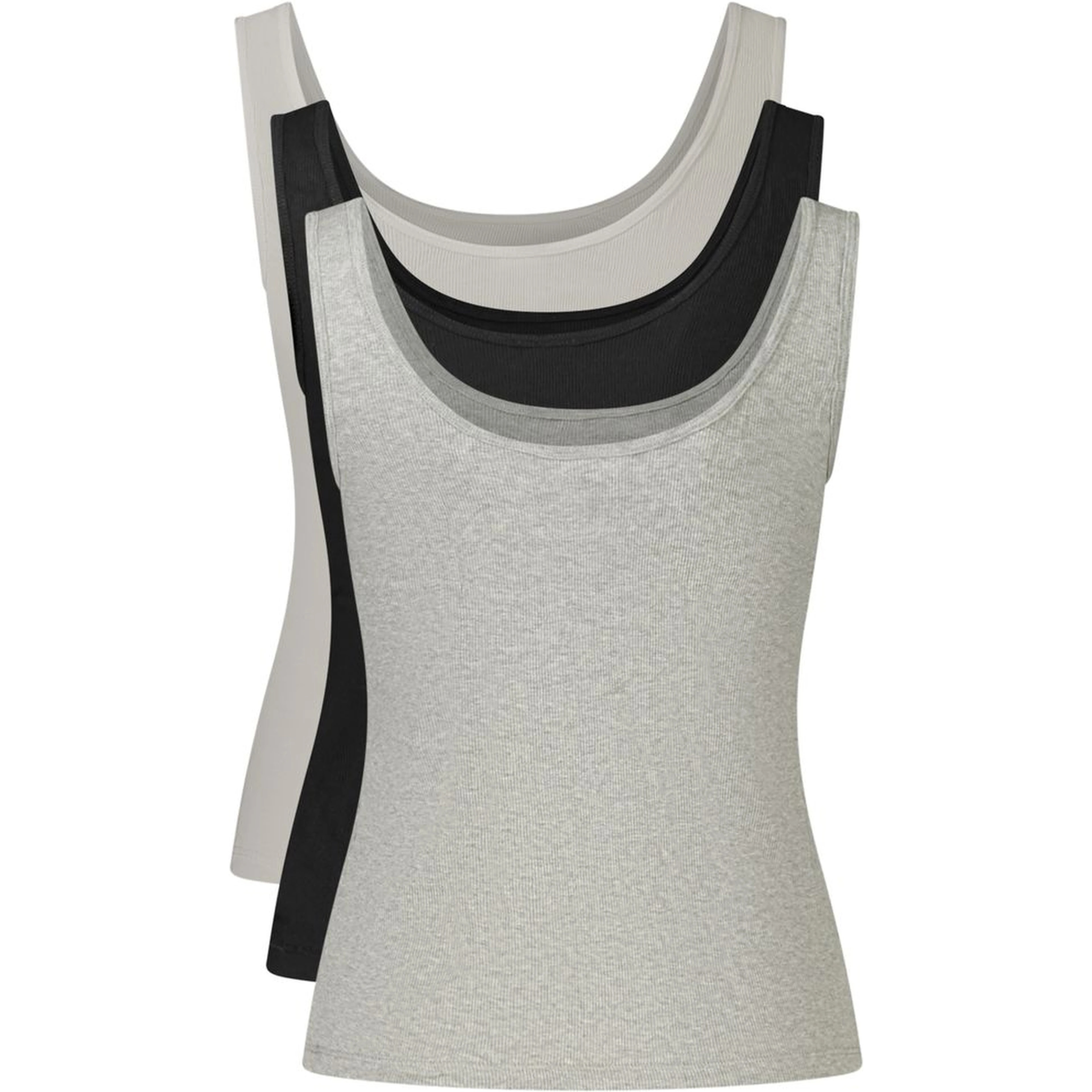 Black Cotton Tank Tops
