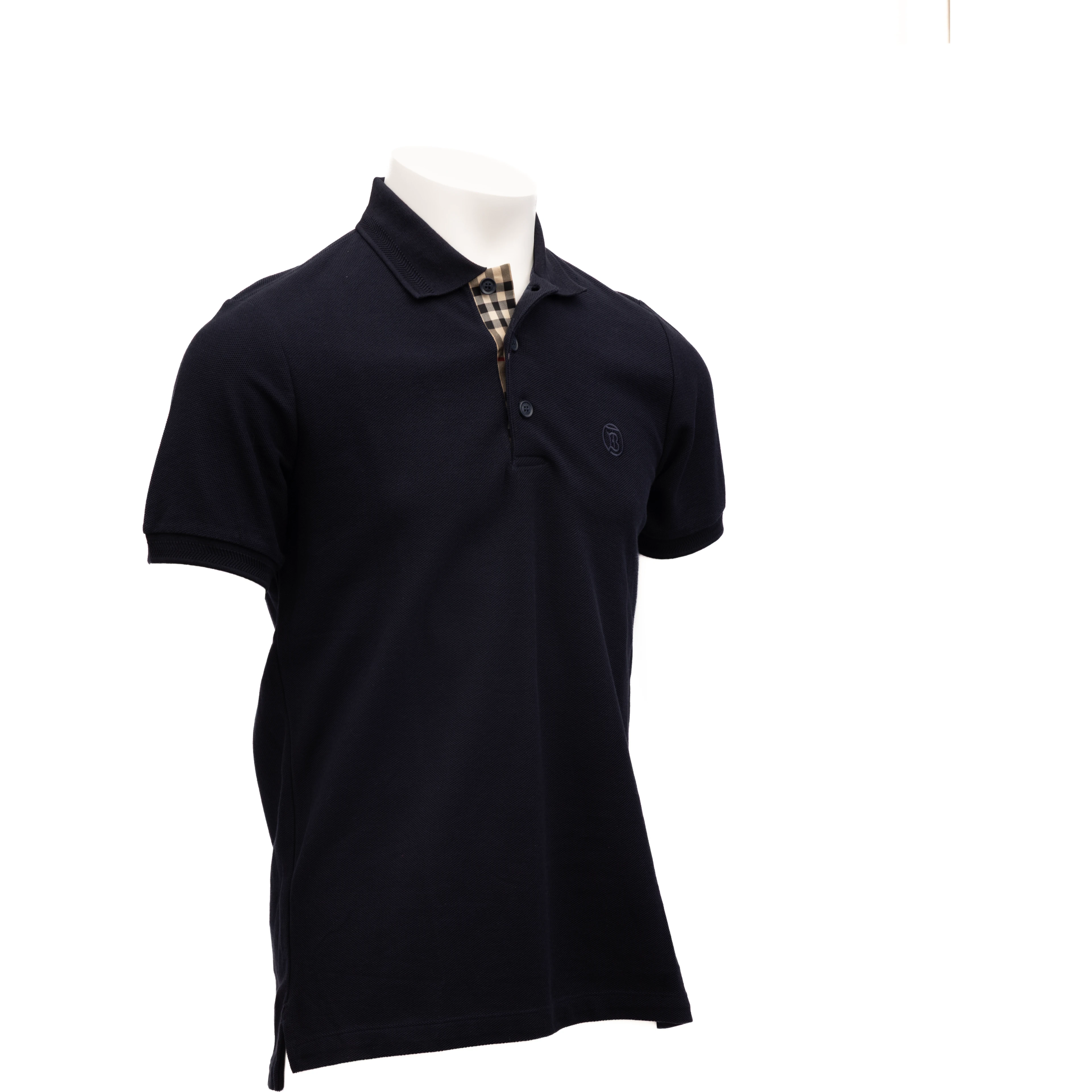 Coal Blue Cotton Polo Shirt