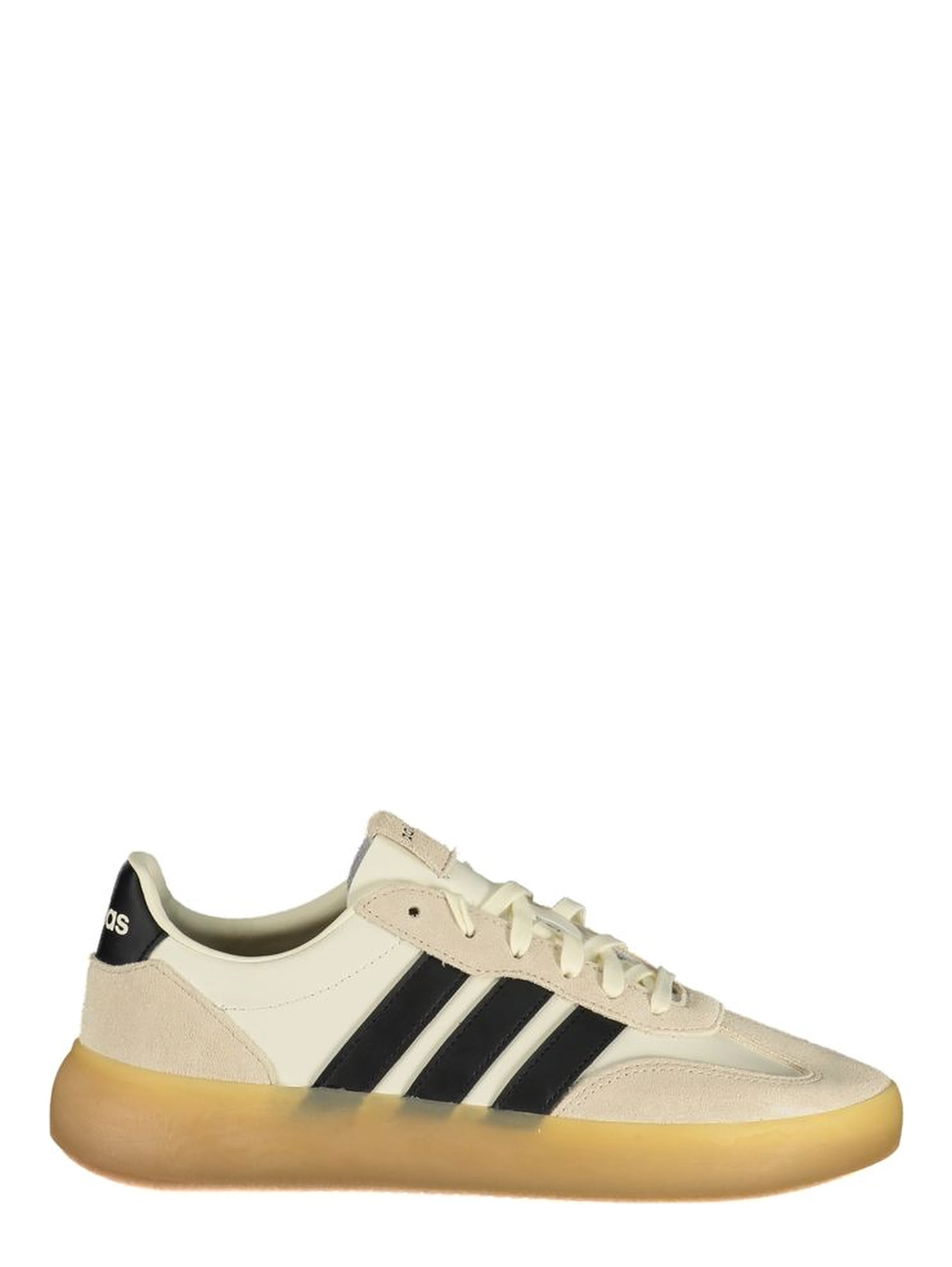 White Polyester Athletic Sneakers
