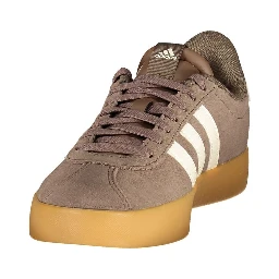 Brown Polyester Athletic Sneakers