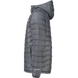 Black Polyester Shell Jacket