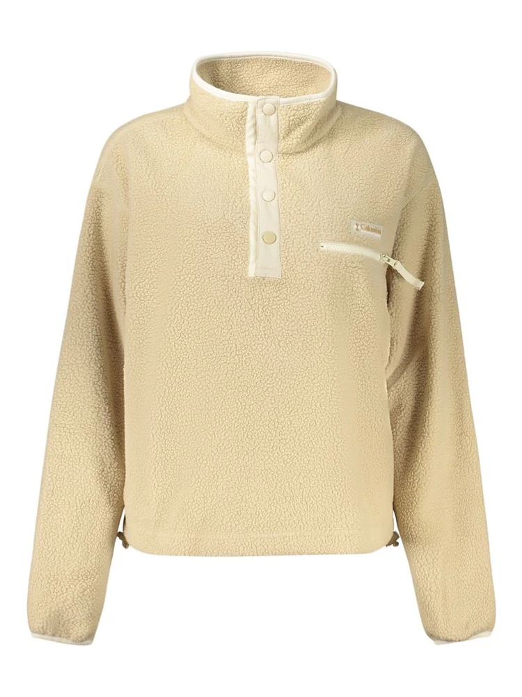 Beige Polyester Sweatshirt