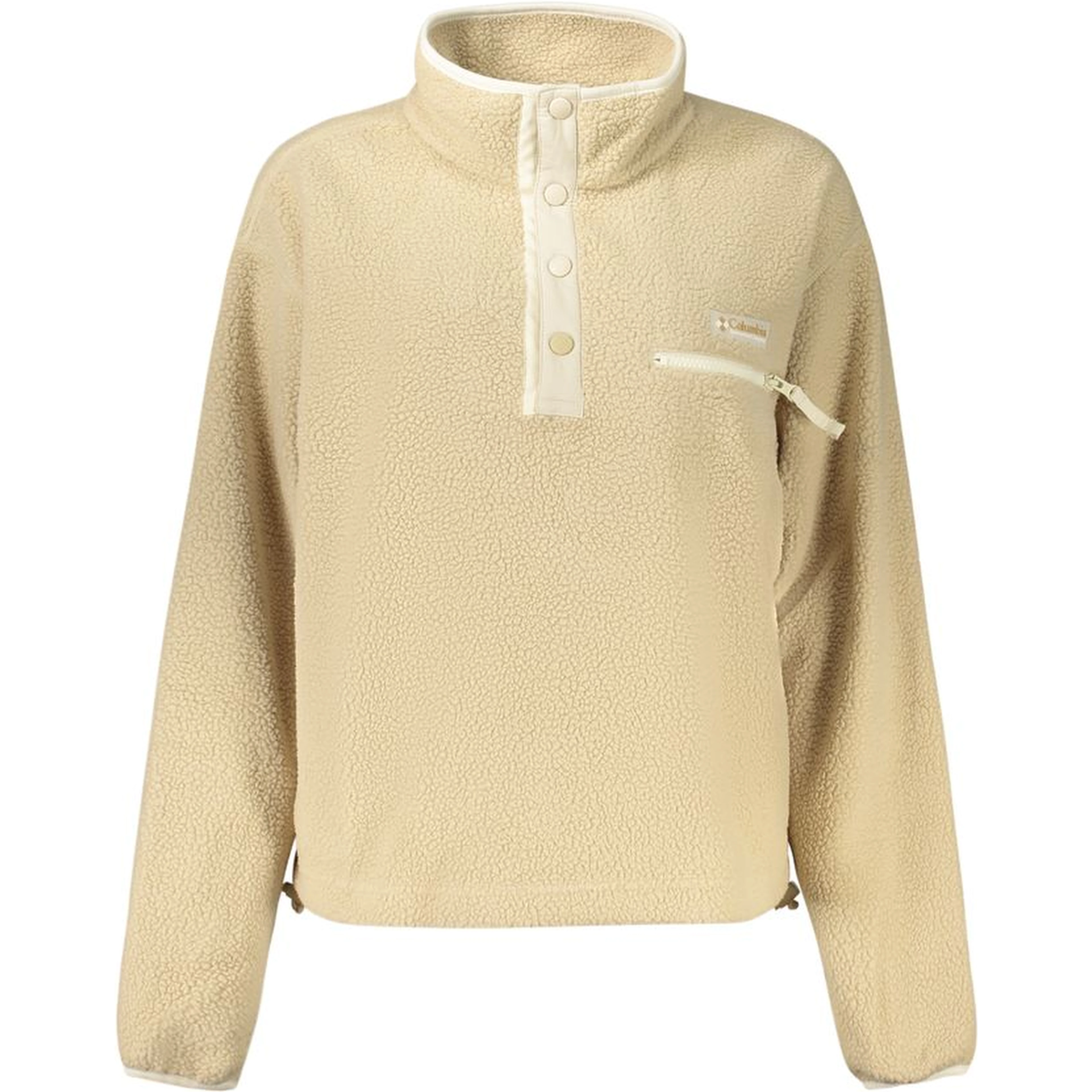 Beige Polyester Sweatshirt