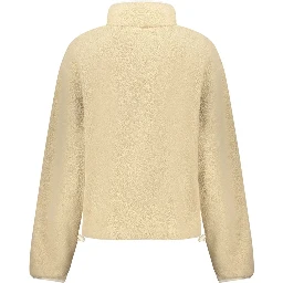 Beige Polyester Sweatshirt