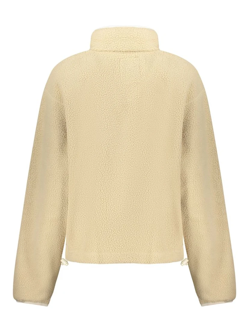 Beige Polyester Sweatshirt