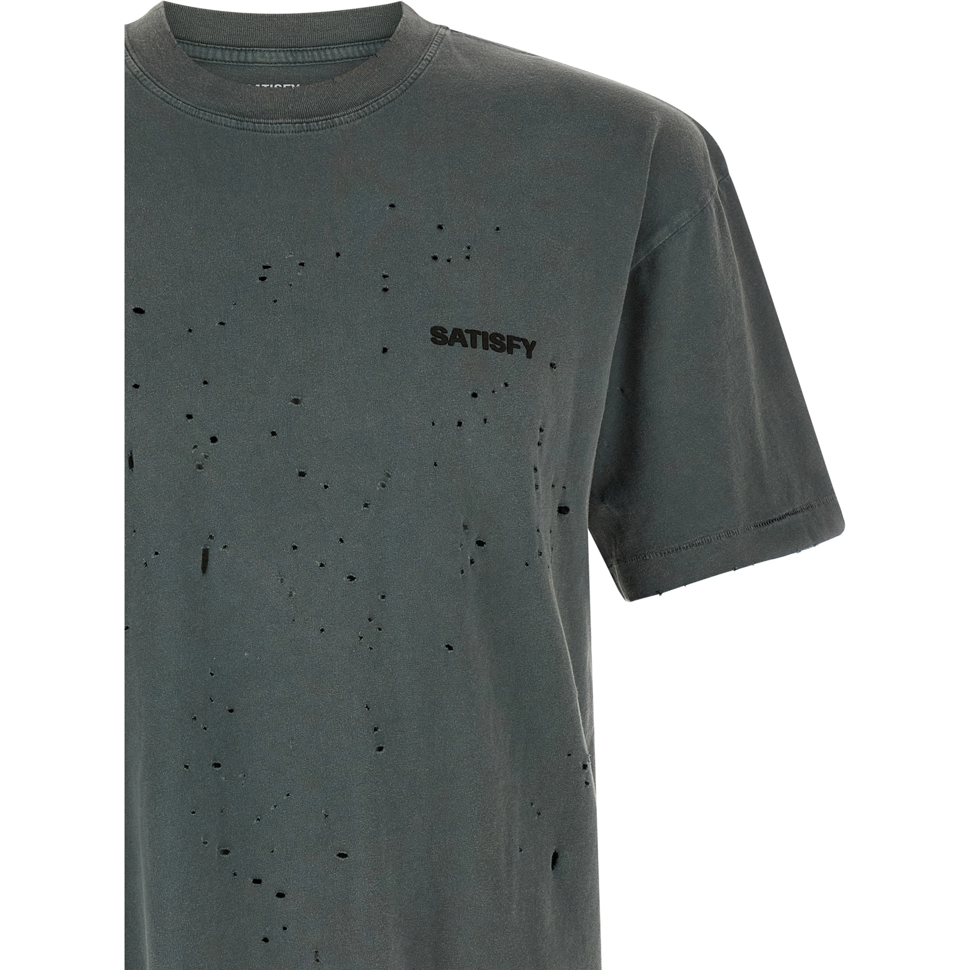 Gray Cotton T-Shirt