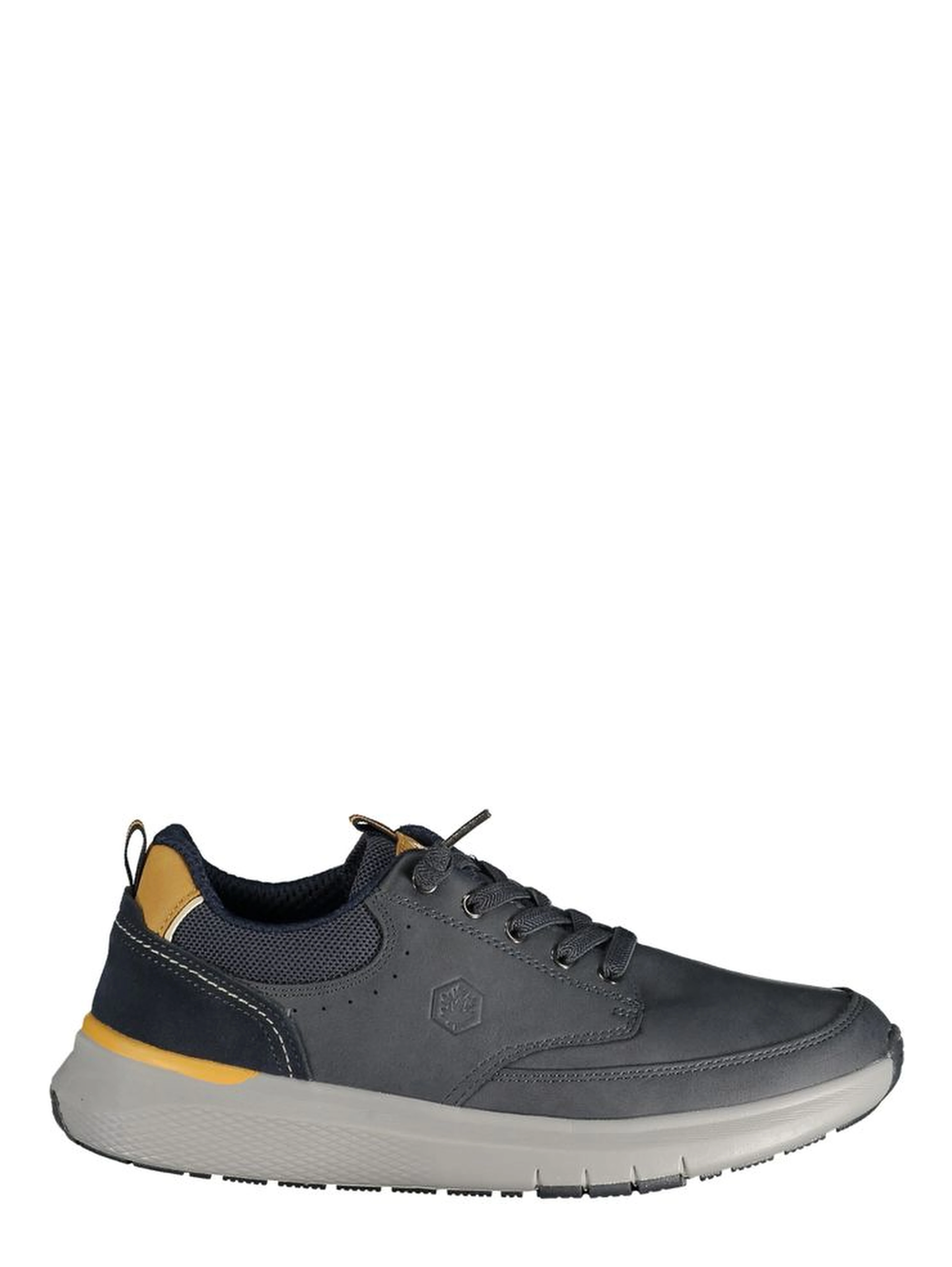Blue Polyester Athletic Sneakers