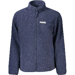 Blue Polyester Sweatshirt