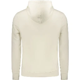 White Cotton Men's Sweatshirt