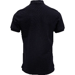 Coal Blue Cotton Polo Shirt