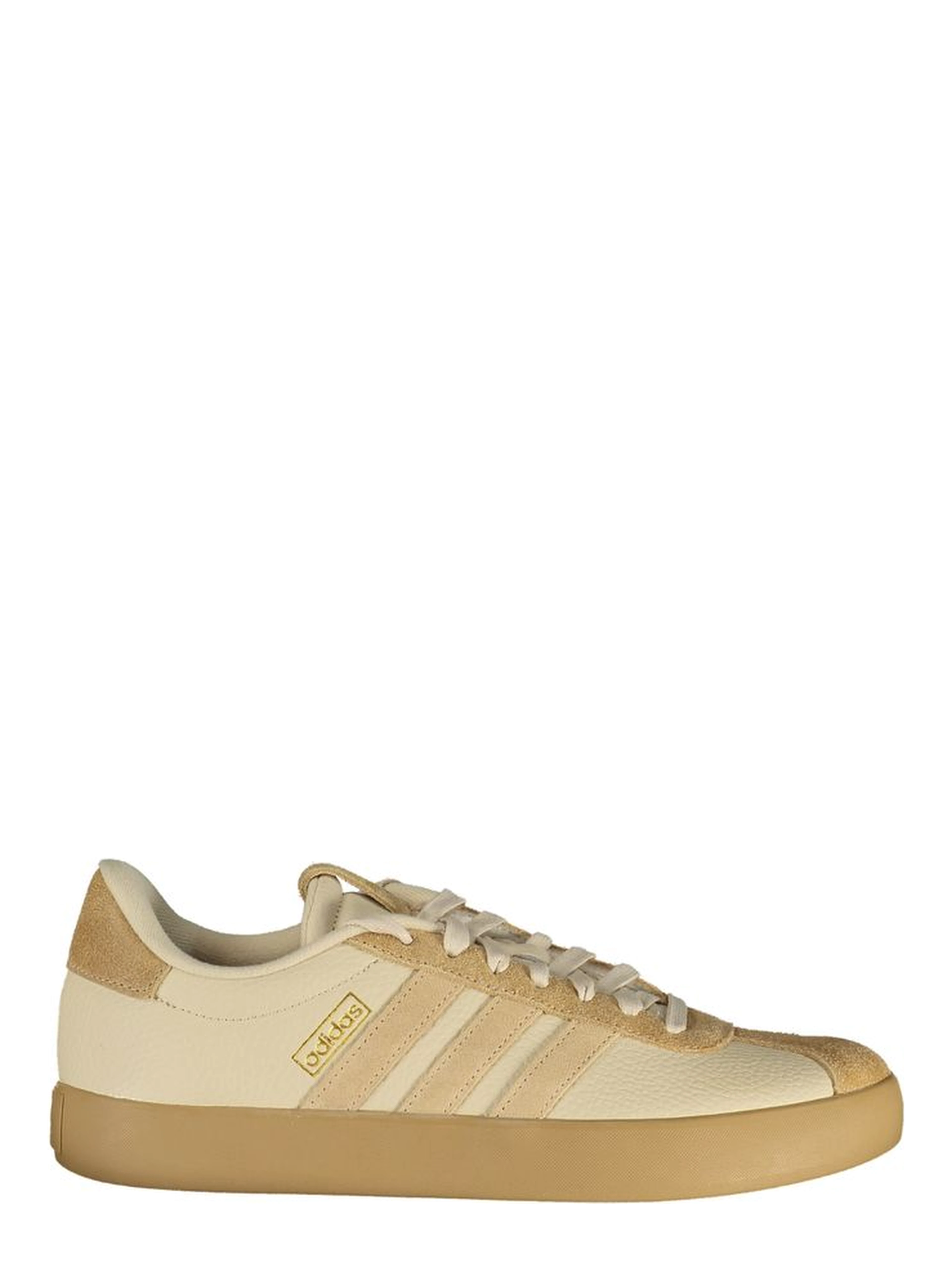 Beige Polyester Athletic Sneakers