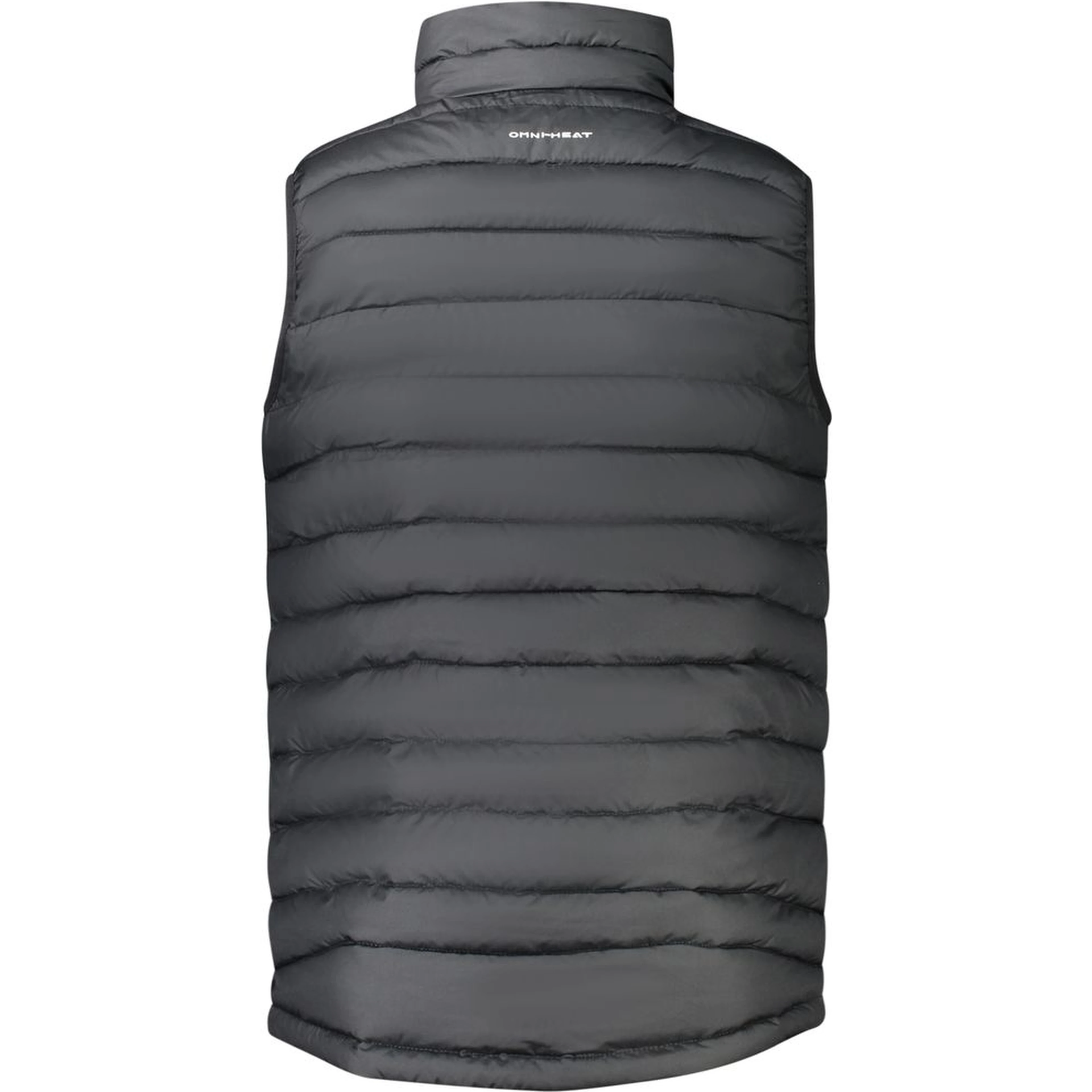 Black Polyester Sleeveless Jacket