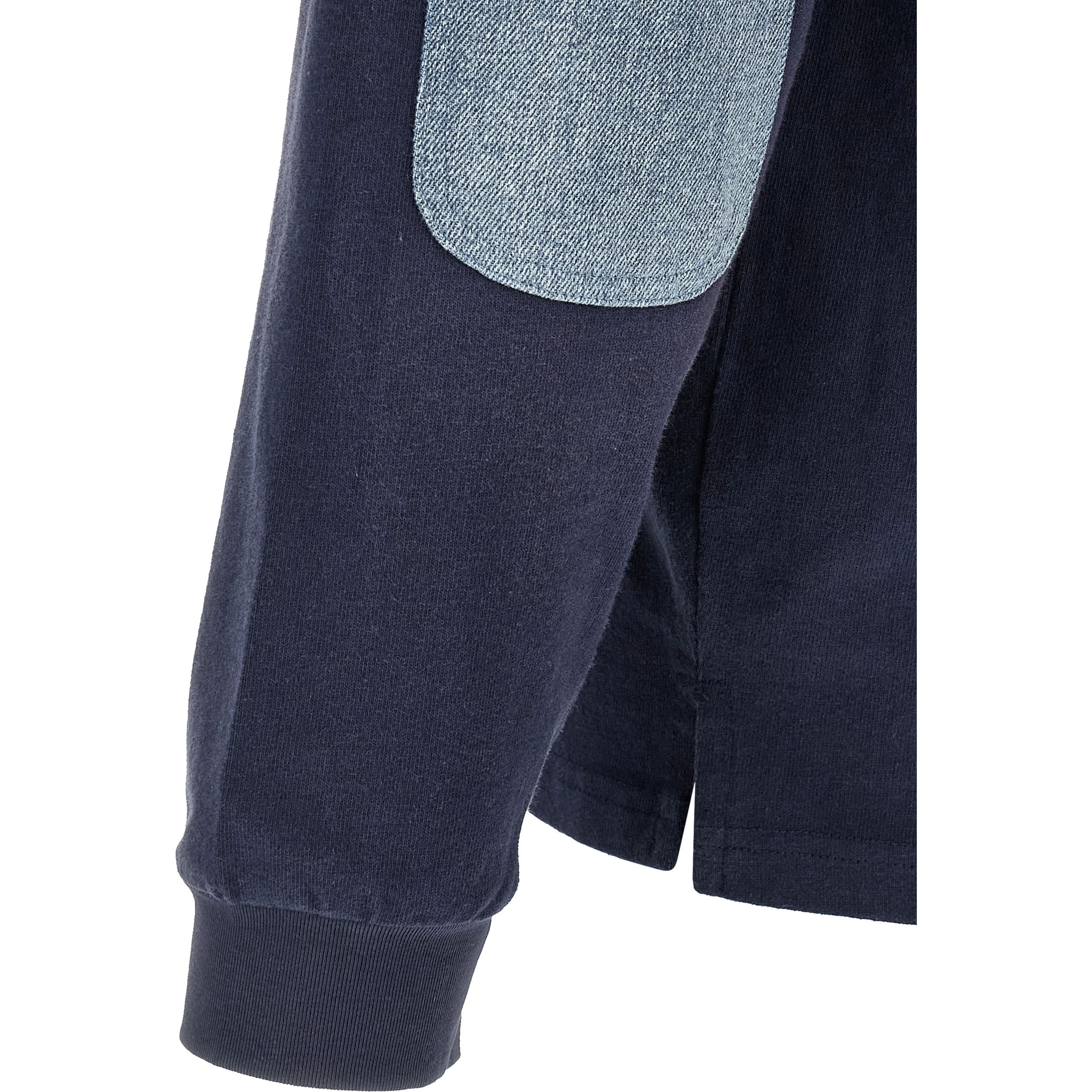 Blue Cotton Polo Shirt