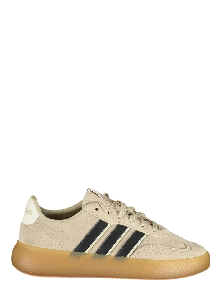 Beige Polyester Athletic Sneakers