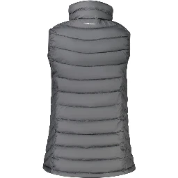 Black Polyester Sleeveless Jacket