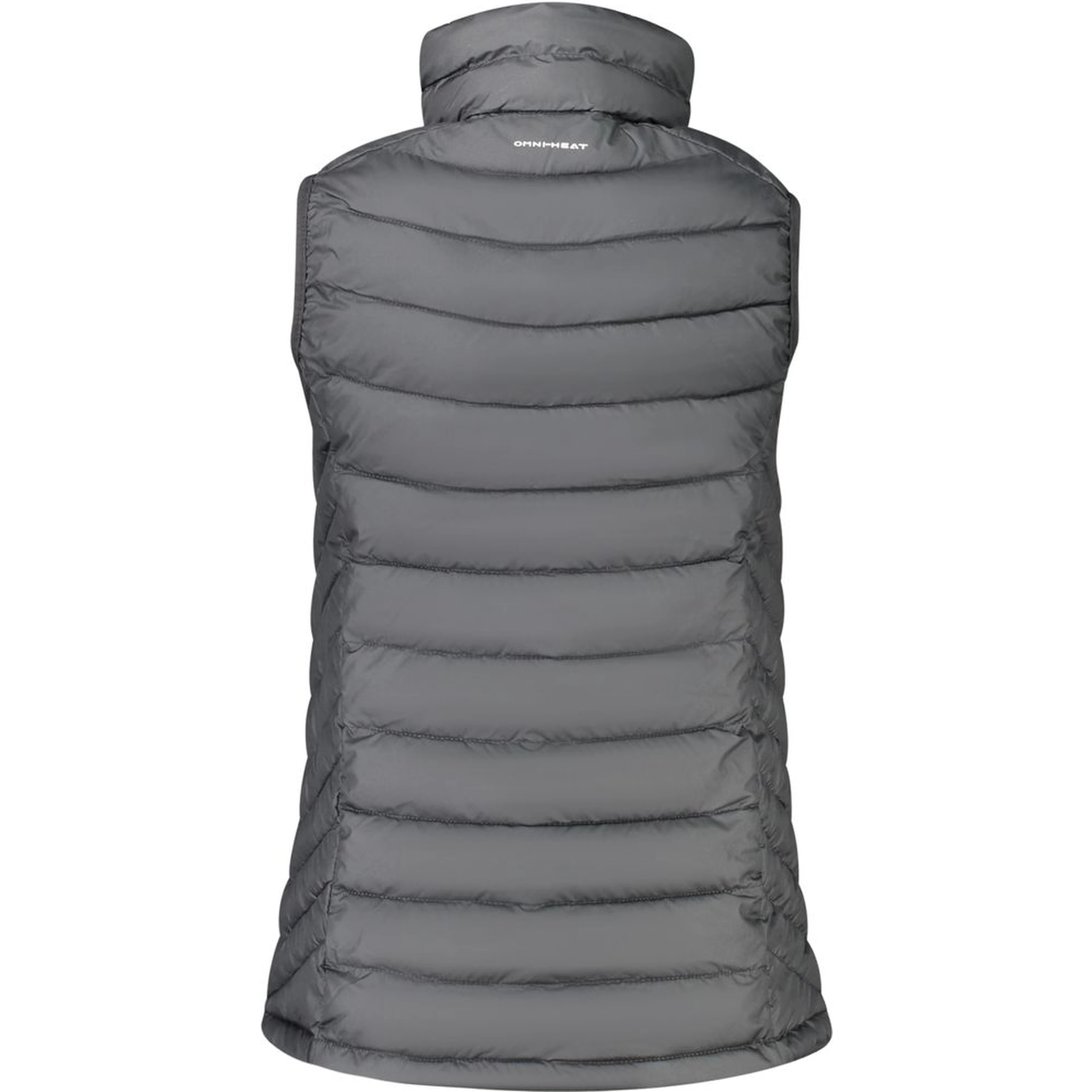 Black Polyester Sleeveless Jacket