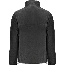 Black Polyester Men's Sweatshirt