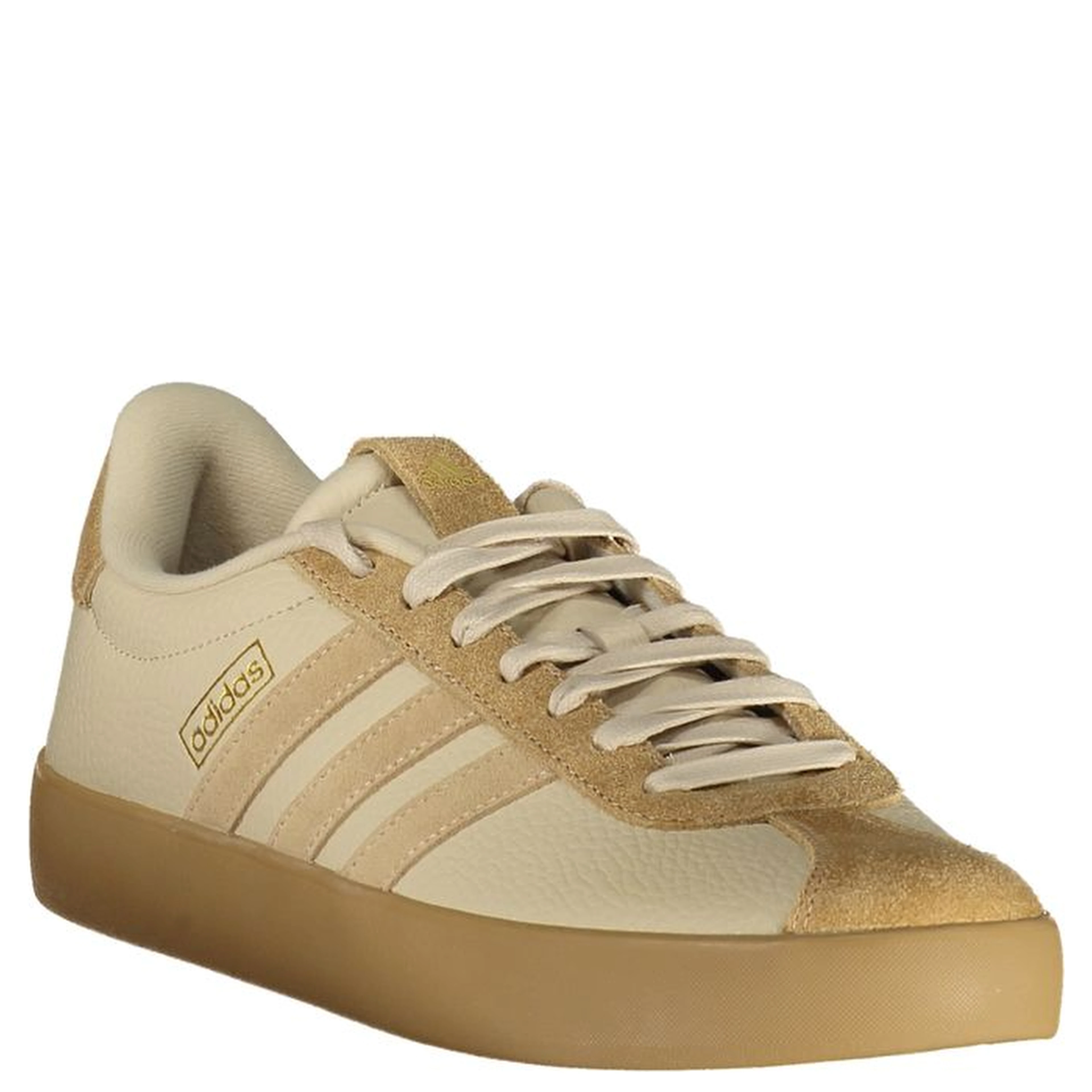 Beige Polyester Athletic Sneakers
