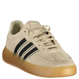 Beige Polyester Athletic Sneakers