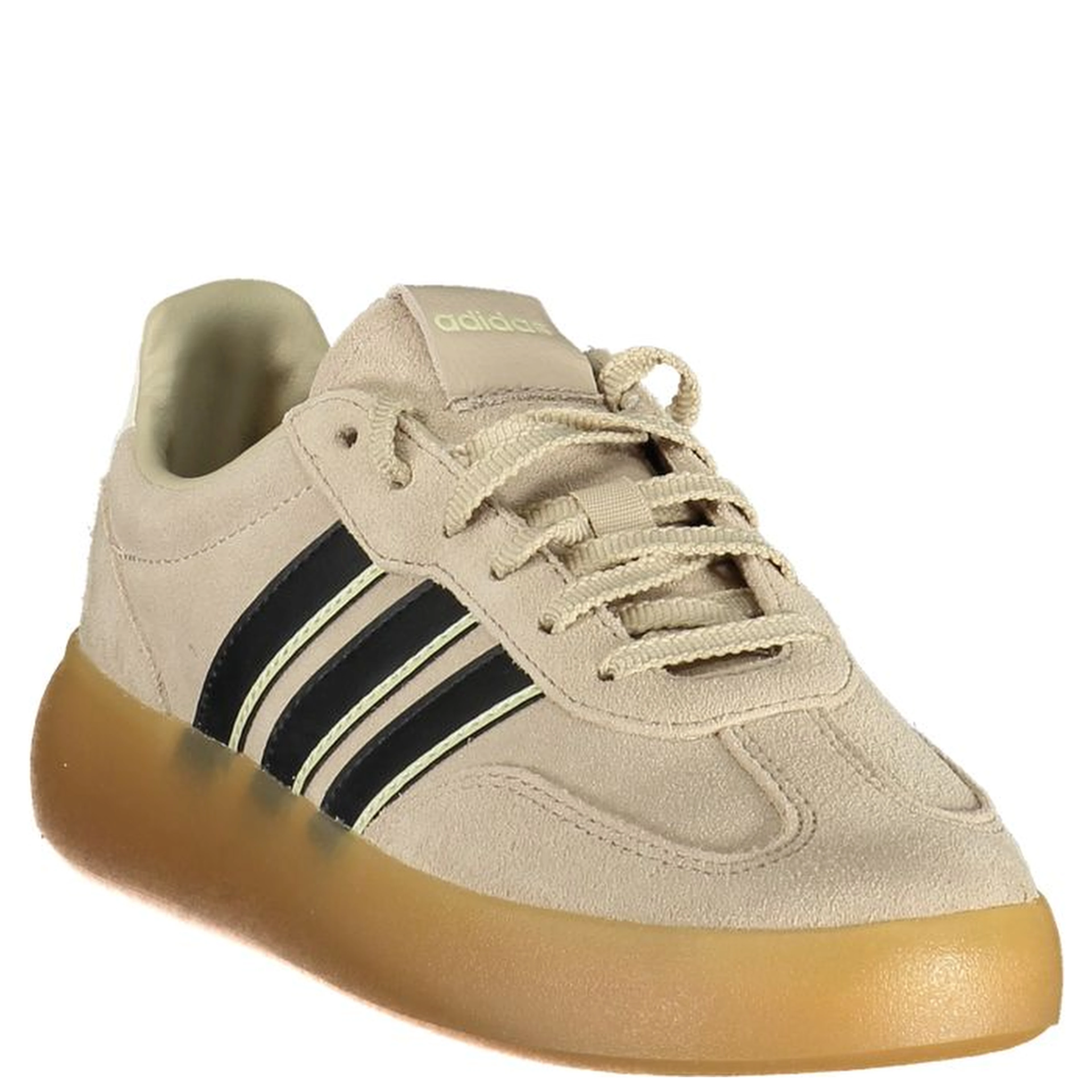 Beige Polyester Athletic Sneakers