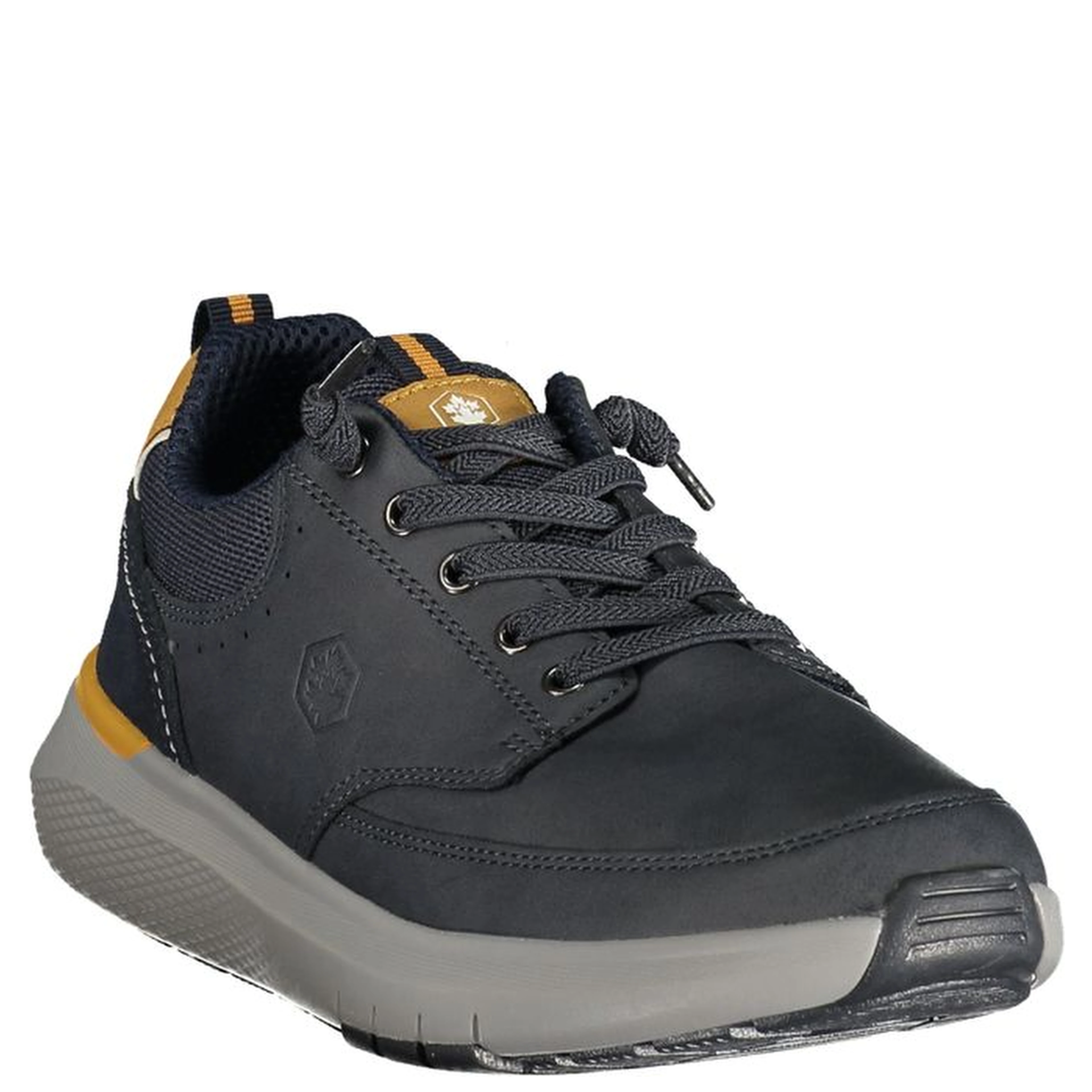 Blue Polyester Athletic Sneakers