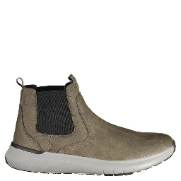 Green Polyester Ankle Boots