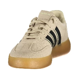 Beige Polyester Athletic Sneakers