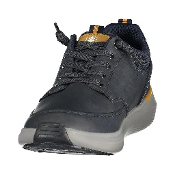 Blue Polyester Athletic Sneakers