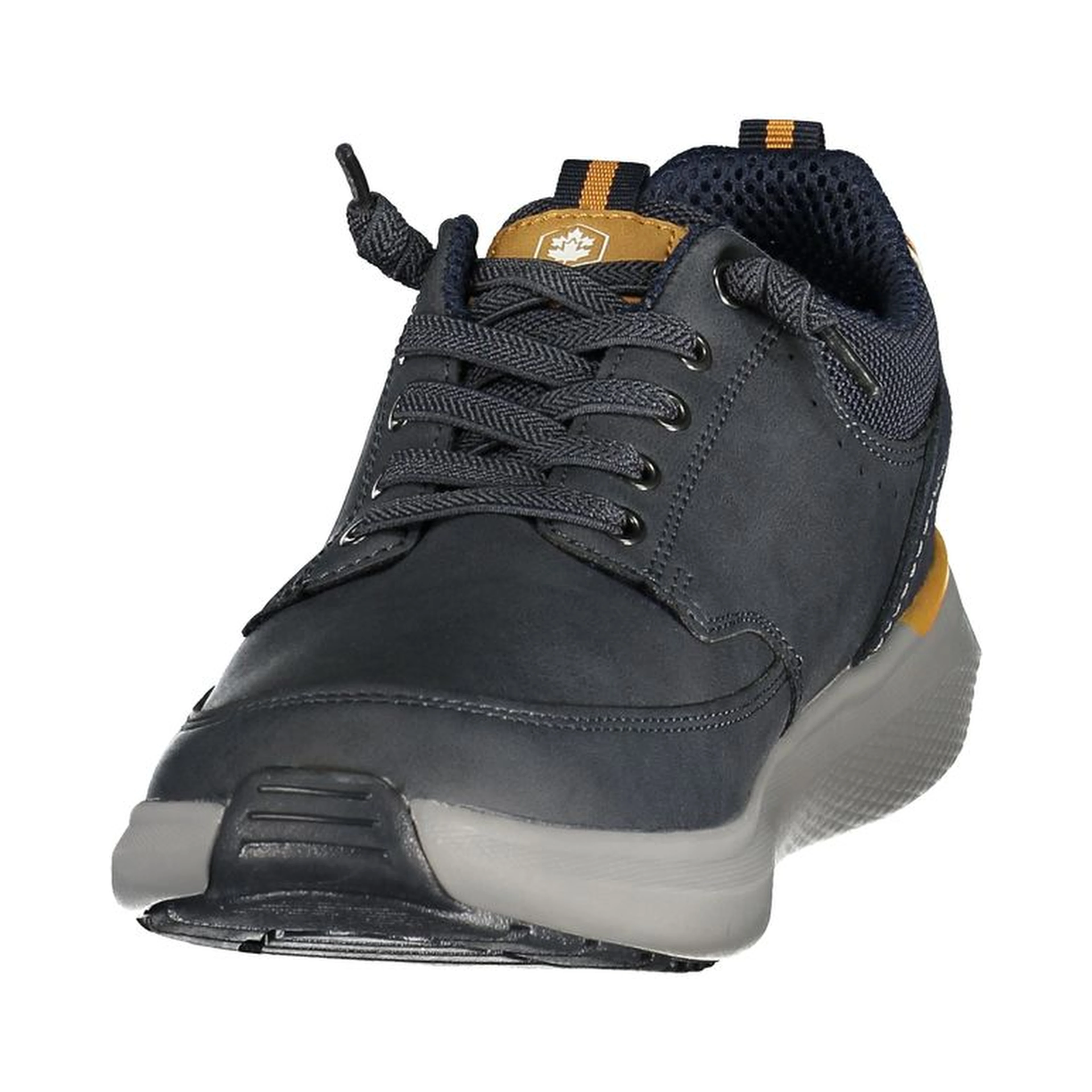 Blue Polyester Athletic Sneakers