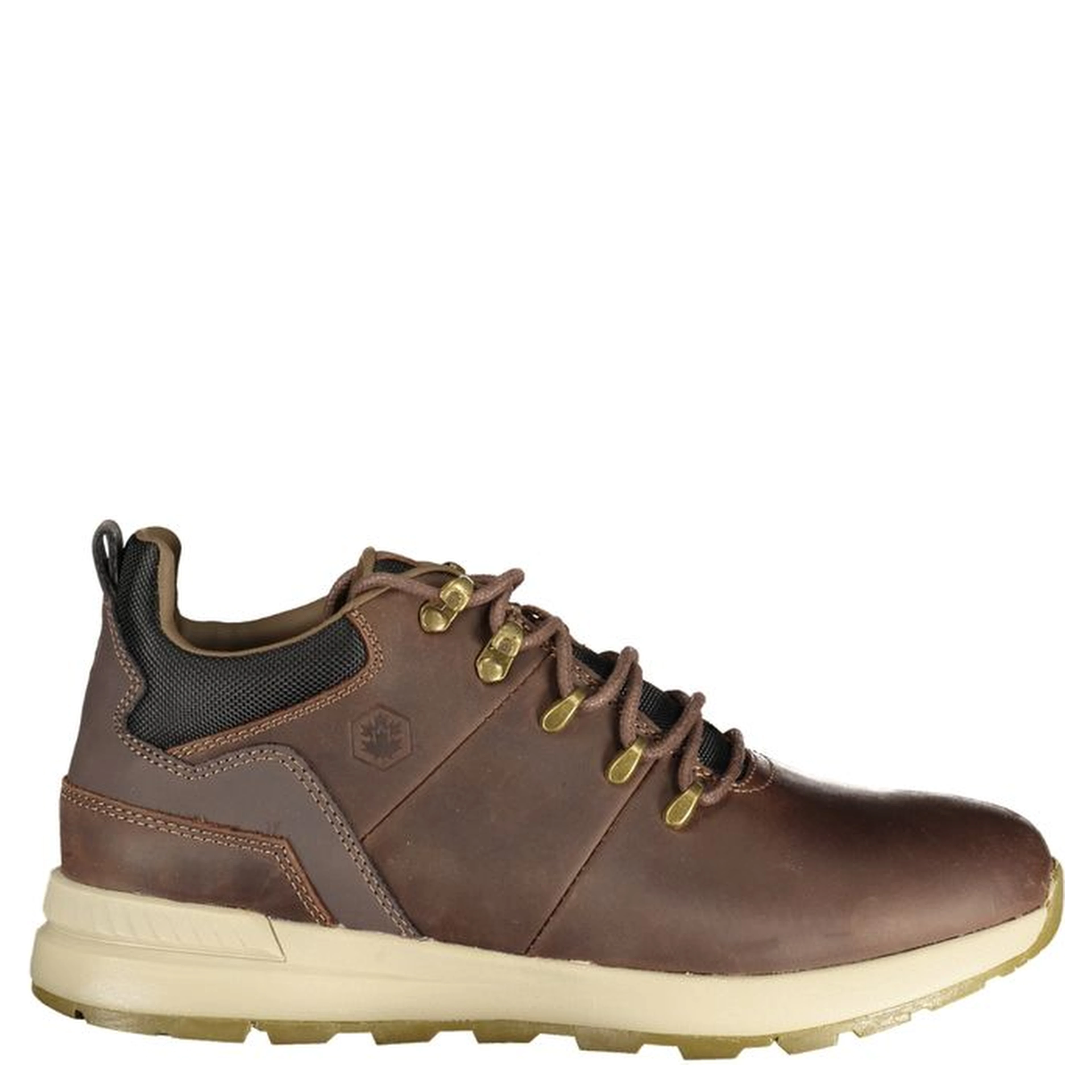 Brown Polyester Ankle Boots
