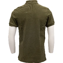 Olive Cotton Polo Shirt