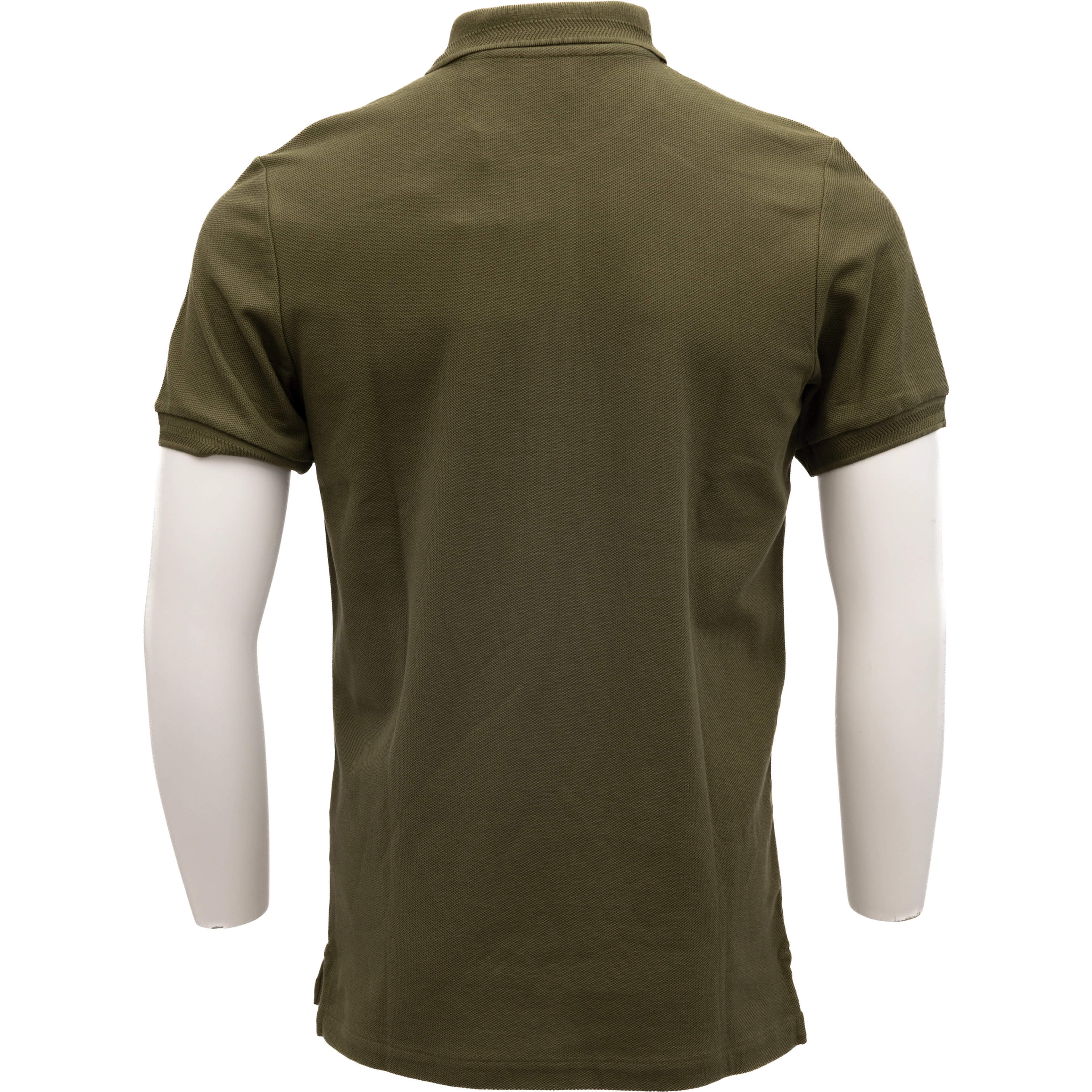 Olive Cotton Polo Shirt