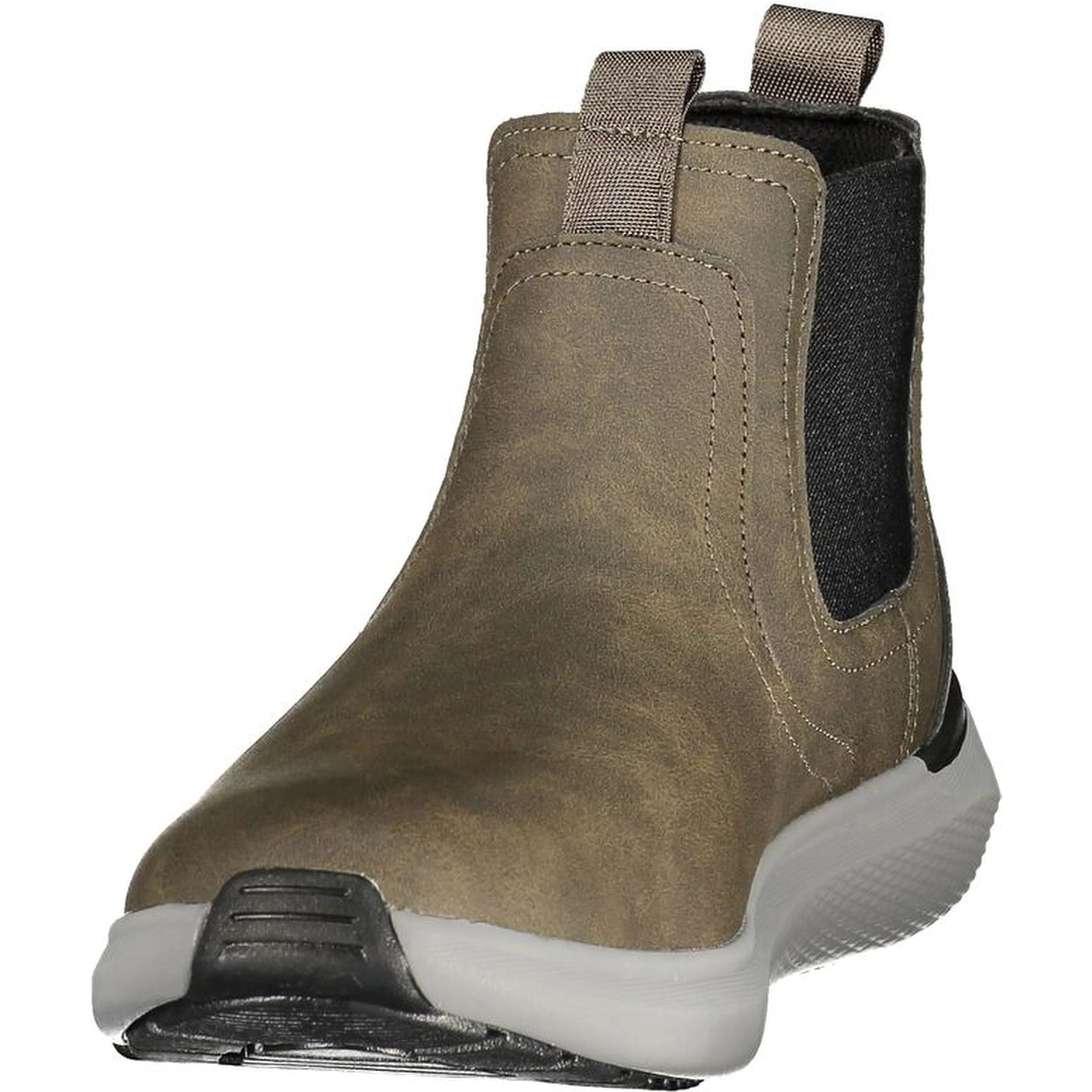Green Polyester Ankle Boots