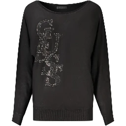 Black Viscose Sweatshirt