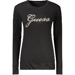 Black Viscose Sweatshirt
