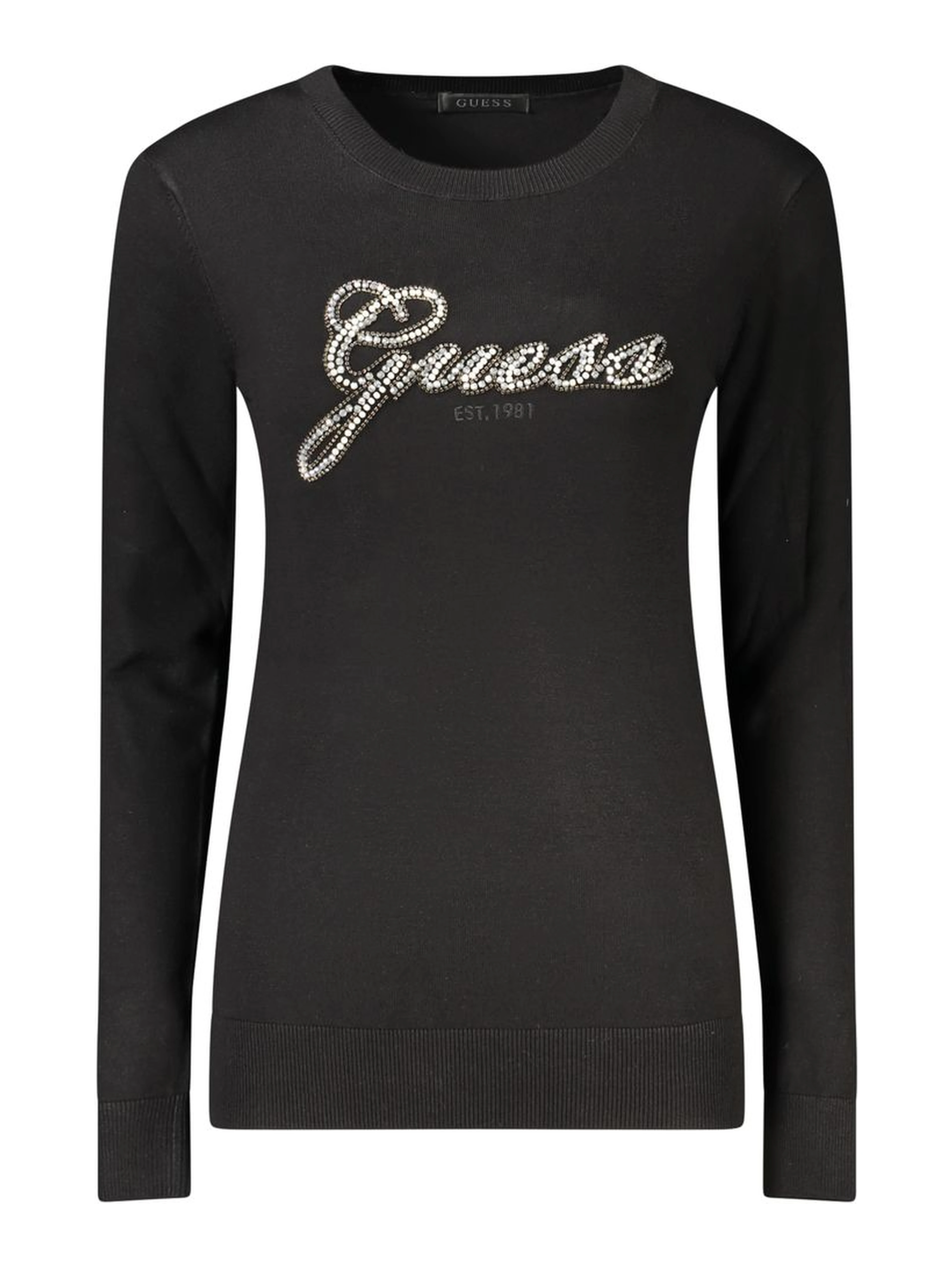 Black Viscose Sweatshirt