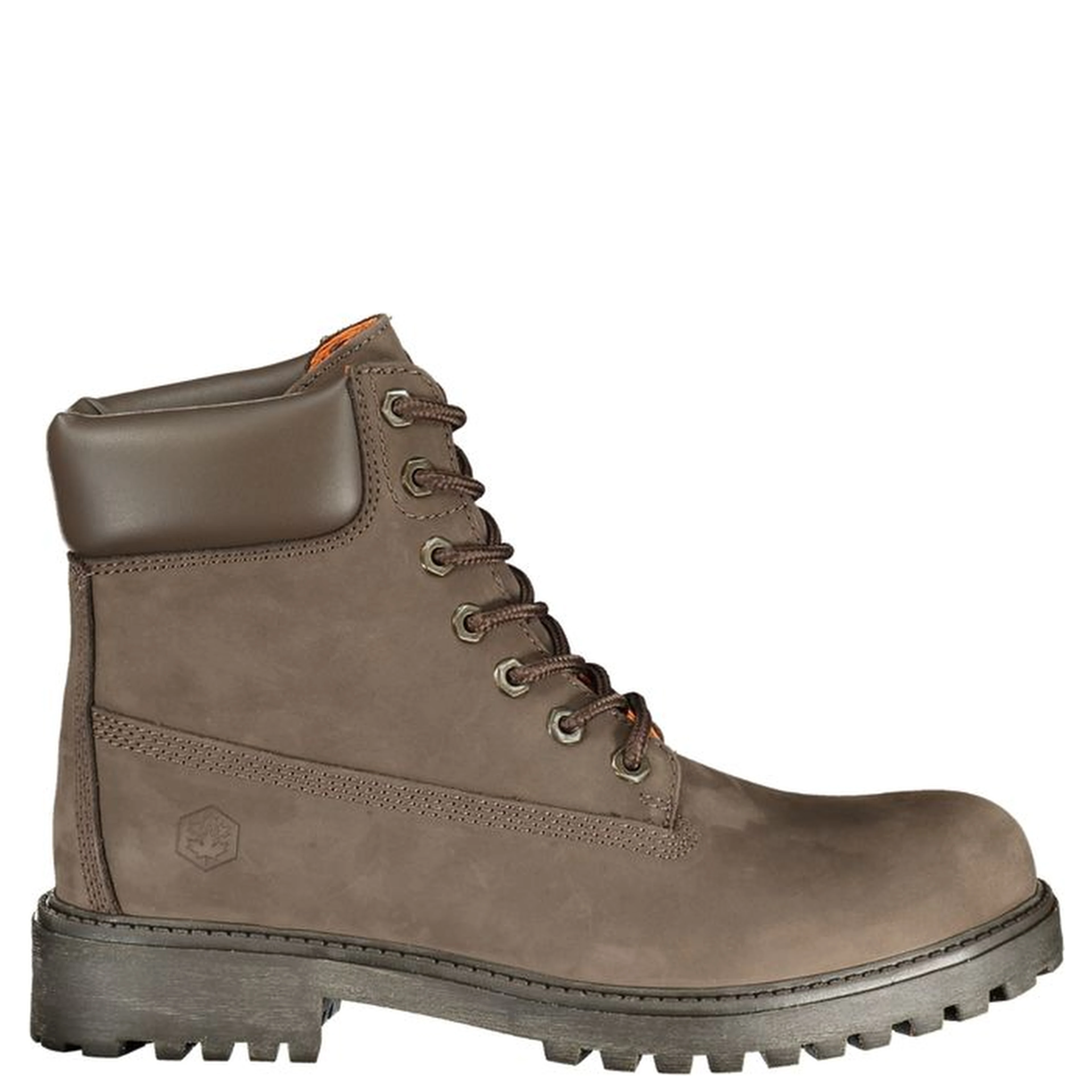 Brown Polyester Ankle Boots