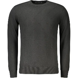 Black Wool Sweatshirt